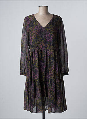 Robe mi-longue noir MOLLY BRACKEN femme