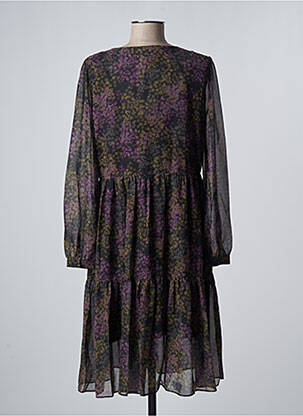 Robe mi-longue noir MOLLY BRACKEN femme