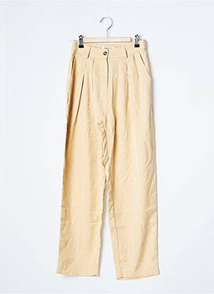 Pantalon droit beige MSCH COPENHAGEN femme