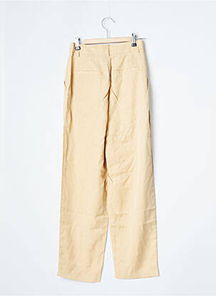 Pantalon droit beige MSCH COPENHAGEN femme