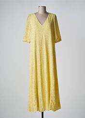 Robe longue jaune MOSS COPENHAGEN pour femme seconde vue