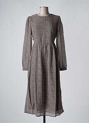 Robe mi-longue noir MOLLY BRACKEN femme