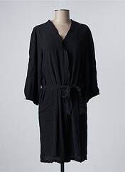 Robe mi-longue noir SELECTED pour femme seconde vue