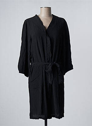 Robe mi-longue noir SELECTED pour femme