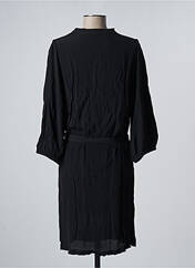 Robe mi-longue noir SELECTED pour femme seconde vue