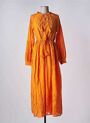 Robe longue orange Y.A.S femme