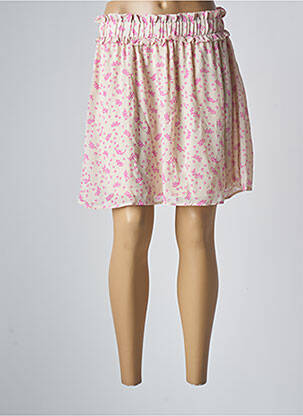 Jupe courte beige SELECTED femme