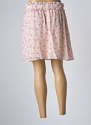Jupe courte beige SELECTED femme