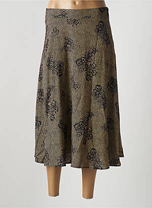 Jupe mi-longue noir OBJECT femme