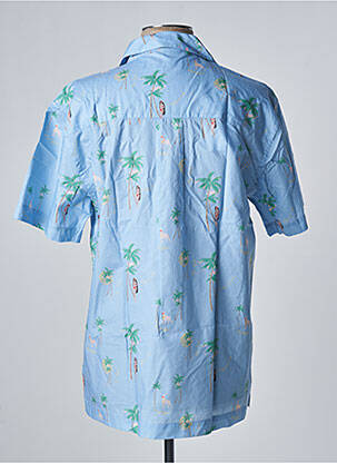 Chemise manches courtes bleu MAISON LABICHE homme
