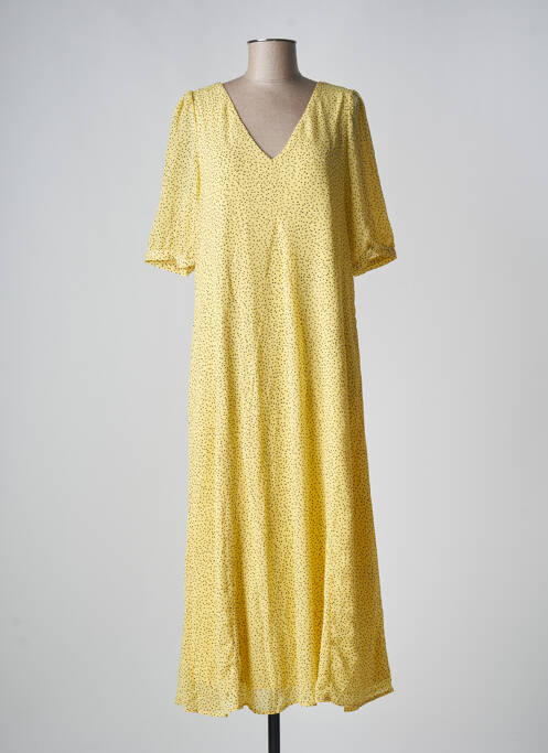 Robe longue jaune MOSS COPENHAGEN pour femme