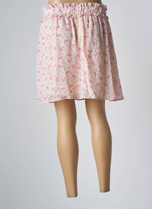 Jupe courte beige SELECTED pour femme