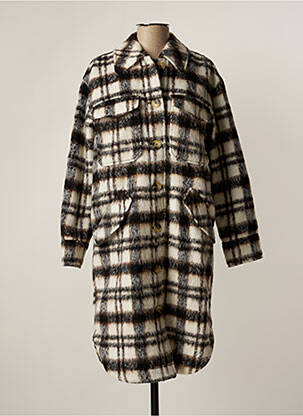 Manteau long gris SELECTED femme