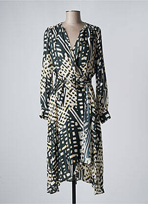 Robe mi-longue noir DIEGA femme