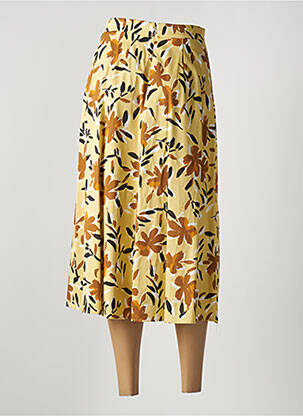 Jupe mi-longue jaune MAX&CO. femme