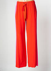 Pantalon large orange DIANE VON FURSTENBERG pour femme seconde vue