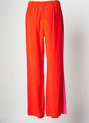 Pantalon large orange DIANE VON FURSTENBERG pour femme seconde vue