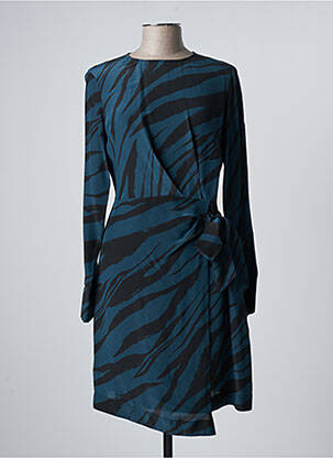Robe courte bleu ATTIC AND BARN femme