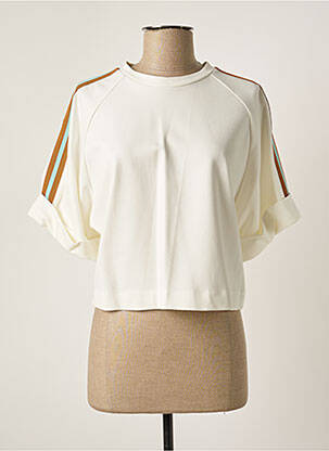 Sweat-shirt blanc IMPERIAL pour femme