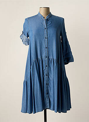 Robe mi-longue bleu IMPERIAL pour femme