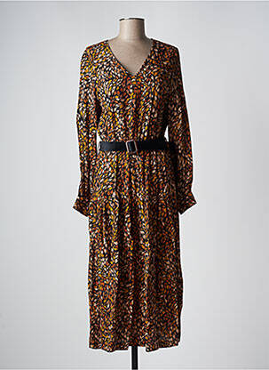 Robe mi-longue noir LA PETITE FRANCAISE femme