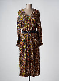 Robe mi-longue noir LA PETITE FRANCAISE femme