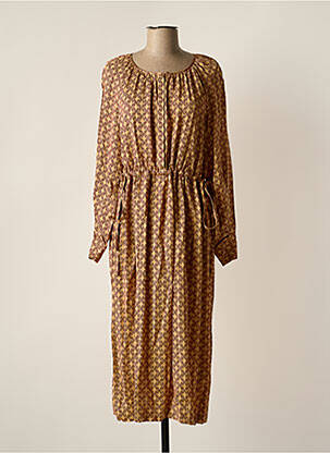 Robe mi-longue beige SECOND FEMALE femme