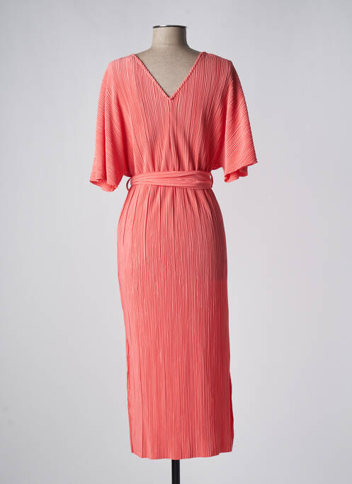 Robe mi-longue orange Y.A.S pour femme