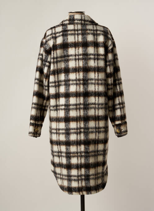 Manteau long gris SELECTED pour femme