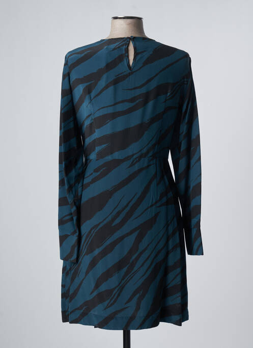 Robe courte bleu ATTIC AND BARN pour femme