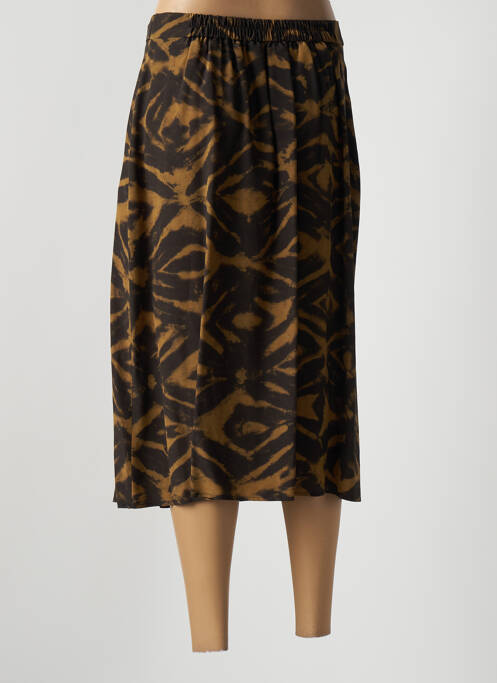 Jupe mi-longue vert MOMONI pour femme