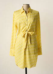 Robe courte jaune RECC pour femme seconde vue