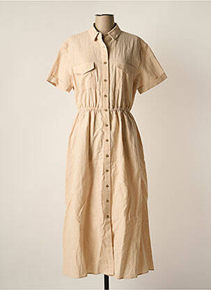 Robe longue beige DAY OFF femme