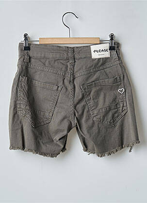 Short kaki PLEASE femme