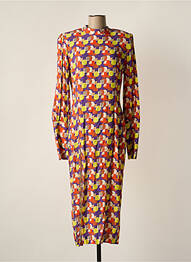 Robe mi-longue multicolore PARISIENNE ET ALORS femme