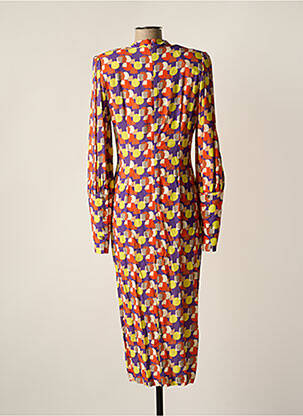 Robe mi-longue multicolore PARISIENNE ET ALORS femme