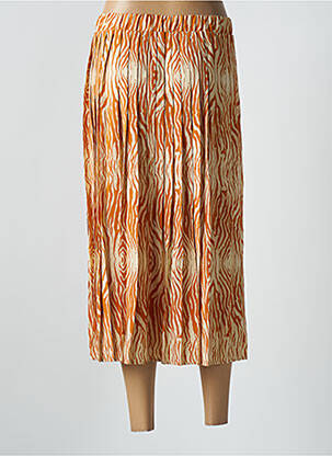 Jupe mi-longue beige OBJECT femme