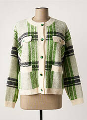 Gilet manches longues vert ESSENTIEL ANTWERP pour femme seconde vue