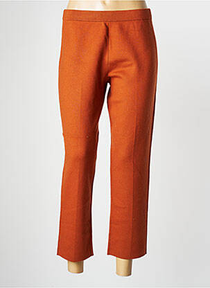 Pantalon droit orange THEORY femme