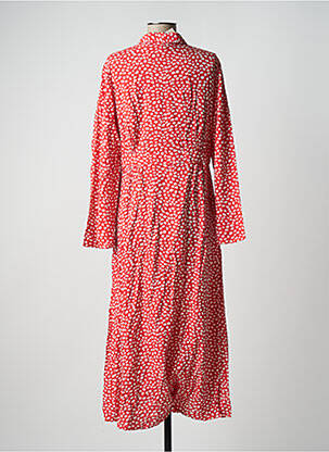 Robe longue rouge PIECES femme
