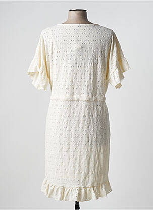 Robe courte blanc PIECES femme