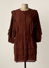Robe courte marron SESSUN femme
