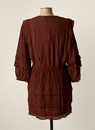 Robe courte marron SESSUN femme
