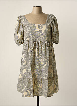 Robe courte beige OBJECT femme