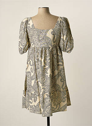Robe courte beige OBJECT femme