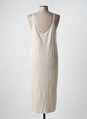 Robe mi-longue beige OBJECT pour femme seconde vue