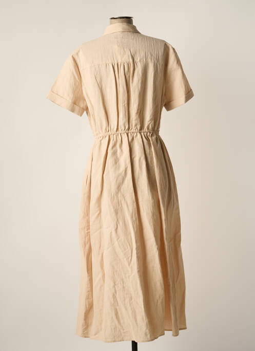 Robe longue beige DAY OFF pour femme