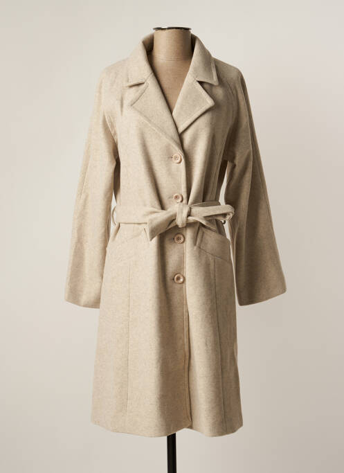 Manteau long beige MOLLY BRACKEN pour femme