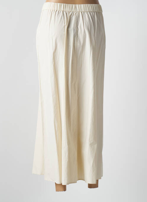 Jupe mi-longue beige DIEGA pour femme