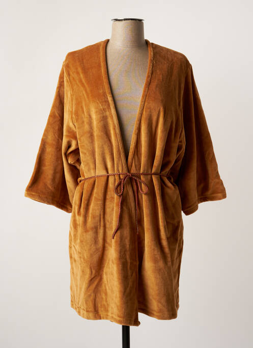 Veste kimono marron LA NOUVELLE pour femme